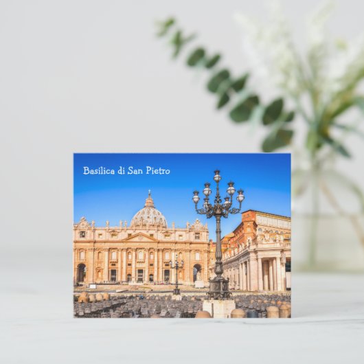 Basilica San Pietro Postkarte (Stehend Vorderseite)
