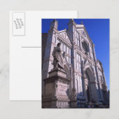 Basilica Santa Croce 2 Postkarte (Vorne/Hinten)