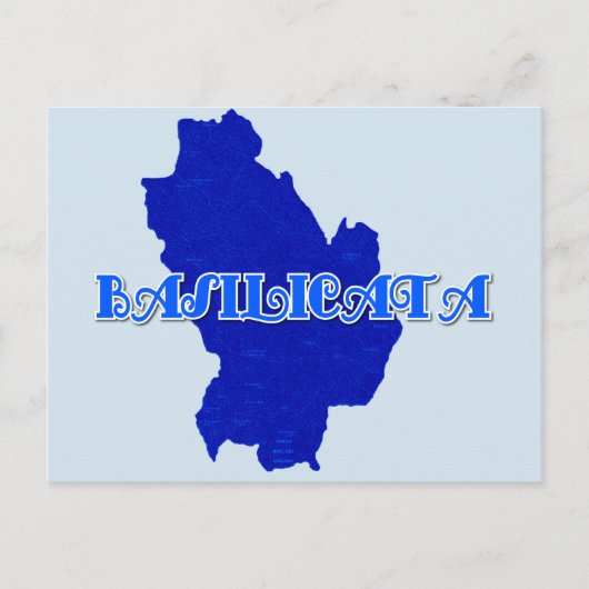 Basilicata Postkarte (Vorderseite)