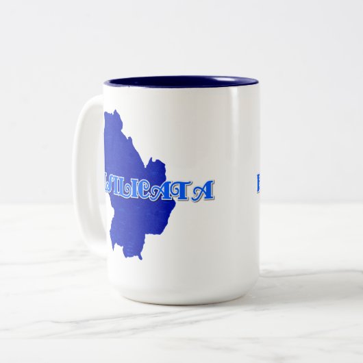 Basilicata Zweifarbige Tasse (Vorderseite Links)