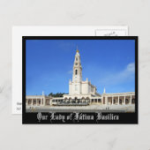 Basilika der Dame von Fátima in Fátima, Portugal Postkarte (Vorne/Hinten)
