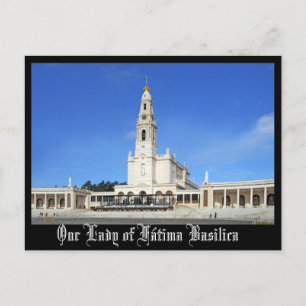 Basilika der Dame von Fátima in Fátima, Portugal Postkarte