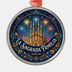 Basilika der Heiligen Familie Spanien Ornament Aus Metall