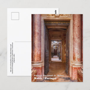 Basilika des Palazzo Mafra und des Klosters, Portu Postkarte