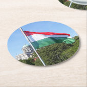 Basilika Esztergom und Untersetzer der ungarischen (Angewinkelt)