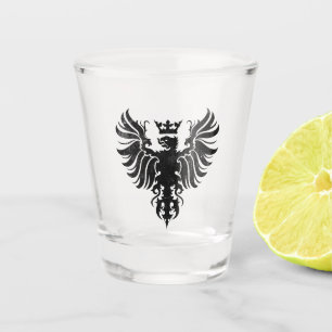 Basilika-Korps-Phoenix-Schnapsglas - Schwarzes Schnapsglas