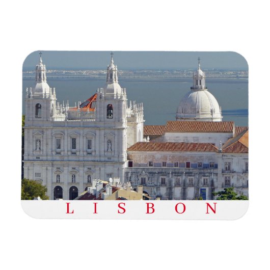Basilika Lissabon Kühlschrankmagnet Magnet (Horizontal)