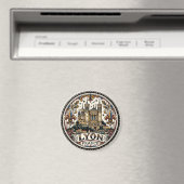 Basilika Notre-Dame de Fourvière Frankreich Magnet (In Situ (Geschirrspüler))