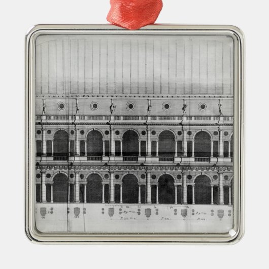 Basilika Palladiana in Vicenza Silbernes Ornament (Vorne)