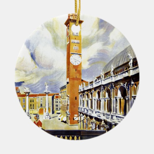 Basilika Palladiana Vicenzas Italien Keramikornament (Vorne)