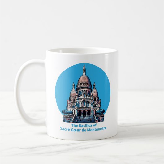 Basilika Sacré-Coeur de Montmartre Kaffeetasse (Links)