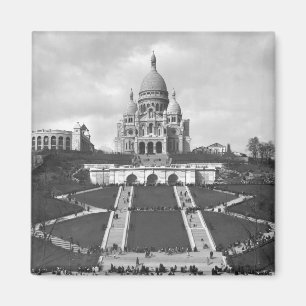 Basilika Sacre-Coeur, Montmartre, 1876-1910 Magnet