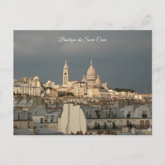 Basilika Sacré-Cœur Postkarte (Vorderseite)