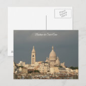 Basilika Sacré-Cœur Postkarte (Vorne/Hinten)