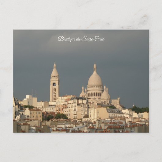 Basilika Sacré-Cœur Postkarte (Vorderseite)