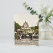Basilika Sacré-Cœur Postkarte (Stehend Vorderseite)