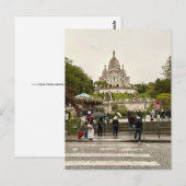 Basilika Sacré-Cœur Postkarte (Vorne/Hinten)