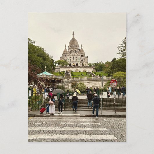Basilika Sacré-Cœur Postkarte (Vorderseite)