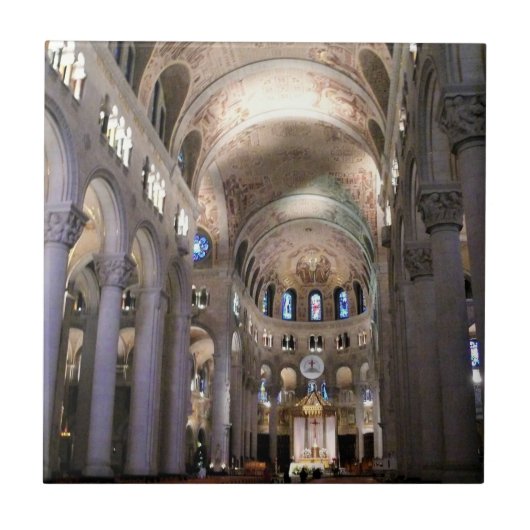 Basilika Sainte Anne de Beaupre, Quebec, Kanada Fliese (Vorderseite)
