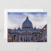Basilika San Pietro, Rom (Italien) Postkarte (Vorne/Hinten)