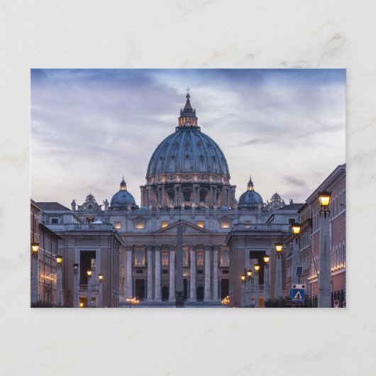 Basilika San Pietro, Rom (Italien) Postkarte (Vorderseite)