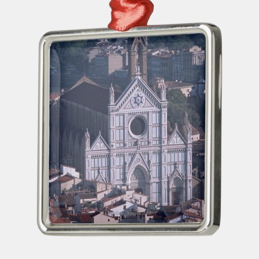 Basilika Santa Croce Silbernes Ornament (Links)