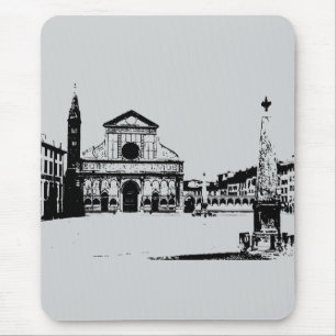 Basilika Santa Maria Novella in Florenz, Italien Mousepad