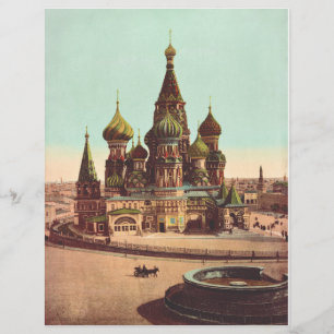 Basilika St. Basil, Roter Platz Moskau Flyer