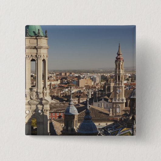 Basilika Unserer Lieben Frau auf dem Pfeiler Button (Vorderseite)