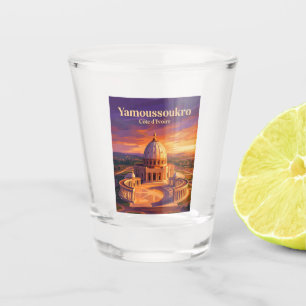 Basilika Unserer Lieben Frau des Friedens Côte d'I Schnapsglas