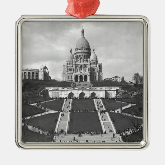 Basilika von Sacre-Coeur, Montmartre, 1876-1910 Silbernes Ornament (Vorne)