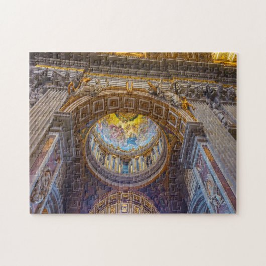Basilika von Saint Peters Rom. Puzzle (Horizontal)
