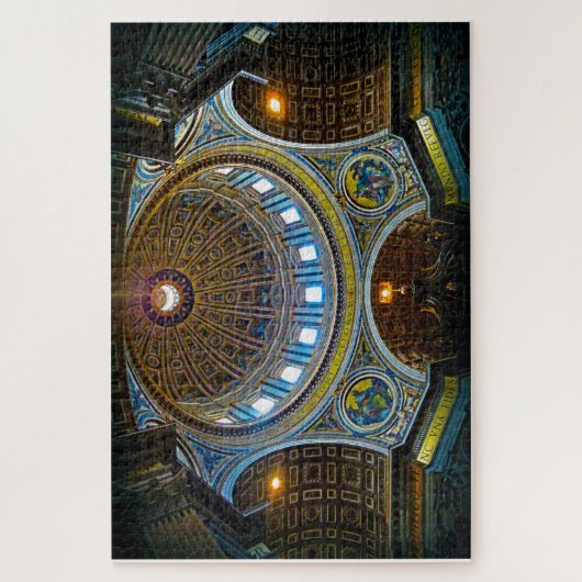 Basilika von Saint Peters Rom. Puzzle (Vertikal)
