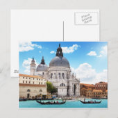 Basilika von Santa Maria in Venedig, Italien Postkarte (Vorne/Hinten)