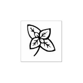 Basilikum Blätter Kräutergarten Gemüsepflanze Lino Gummistempel (Prägung)