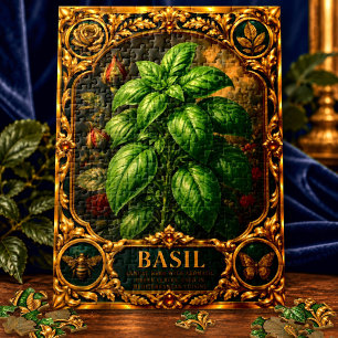Basilikum, Juwelen-Erbstück-Kunst Puzzle