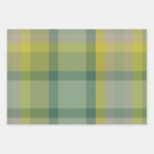 Basilikum- und Dill-Einwickelpapier-Set mit 3 flac Geschenkpapier Set (Vorderseite)