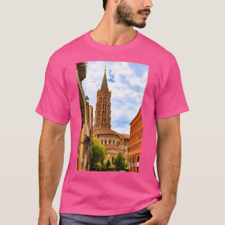 Basilique Saint-Sernin Toulouse Frankreich T-Shirt