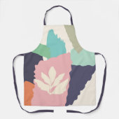 Basilische Abstrakte künstlerische, moderne Farbbl Schürze (Vorderseite)