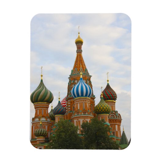 Basilische Kathedrale am Roten Platz, Moskau Magnet (Vertikal)