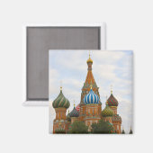 Basilische Kathedrale am Roten Platz, Moskau Magnet (Vorderseite/Rückseite)