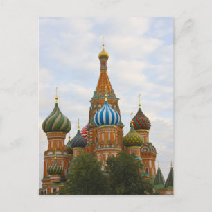 Basilische Kathedrale am Roten Platz, Moskau Postkarte