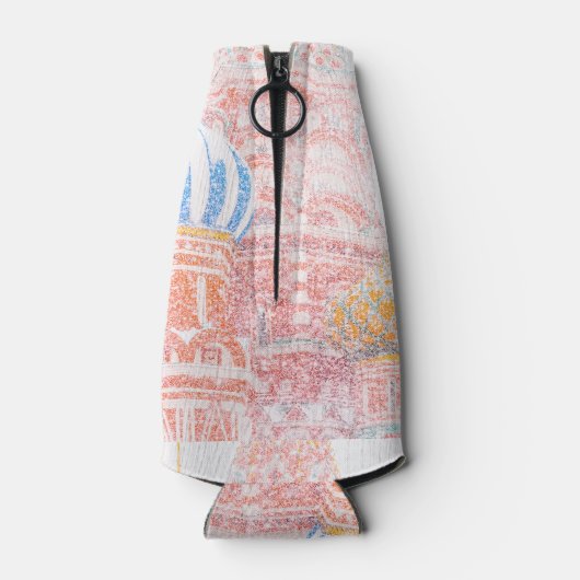 Basilische Kathedrale im Schneesturm Flaschenkühler (Rückseite)