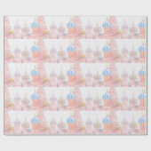 Basilische Kathedrale im Schneesturm Geschenkpapier (Flach)