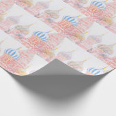 Basilische Kathedrale im Schneesturm Geschenkpapier (Ecke)