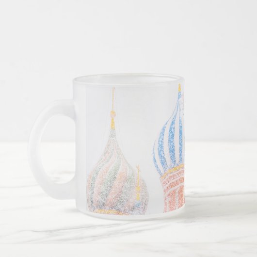 Basilische Kathedrale im Schneesturm Mattglastasse (Links)