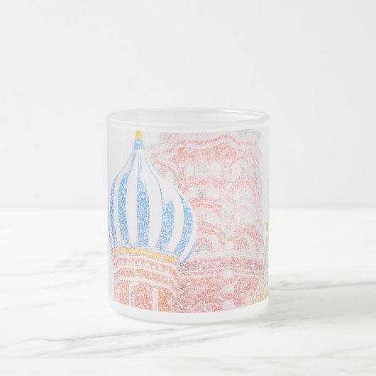 Basilische Kathedrale im Schneesturm Mattglastasse (Mittel)