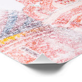 Basilische Kathedrale im Schneesturm Poster (Ecke)