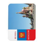 Basilische Kathedrale in Moskau Magnet (Vertikal)