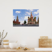 Basilische Kathedrale in Moskau Poster (Küche)